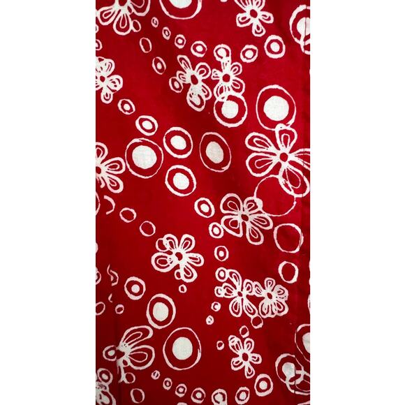 Vintage Hanes Signature Collection Red White Sheath Dress Size XL - Picture 5 of 7